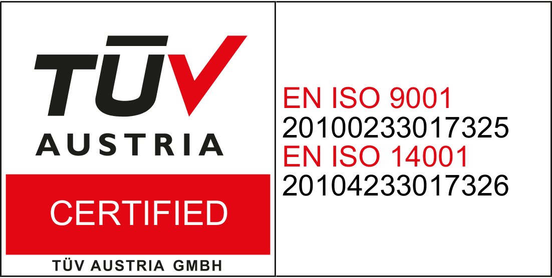 TUV Austria ISO Certification Logo